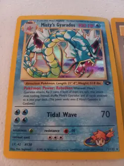 Pokemon Misty's Gyarados Holo Rare Gym Challenge 13/132 Unlimited Edition - Image 3