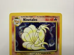 Ninetails 12/102 Base Set Holo Pokemon Rare 1999 Vintage WOTC NM Actually Minty! - Image 3
