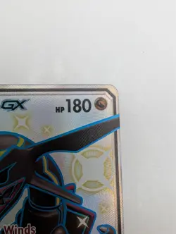 2018 POKEMON SUN & MOON CELESTIAL STORM #177A FULL ART/RAYQUAZA GX English - Image 4