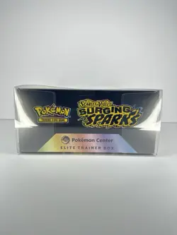 Pokemon Surging Sparks Pokemon Center ETB Sealed w/ Plastic Case - Image 5