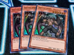 Destiny HERO - Malicious x3 - RA03 - Ultra Rare (UR) - Yugioh - Image 1