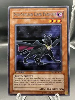 YUGIOH - NEO-SPACIAN DARK PANTHER - DP03-EN007 - 1ST EDITION - RARE - TCG YGO - Image 1