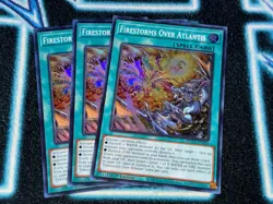 Firestorms Over Atlantis x3 - ROTA - Super Rare (SR) - Yugioh 🔥 - Image 1