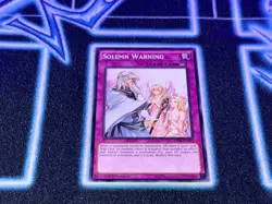 Solemn Warning - SDSE - Common - 1st Edition - LP - Image 1