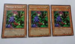 Playset: 3x Magician of Faith MRD-036 (Rare, Unlimited, Lightly Played / LP) - Image 1