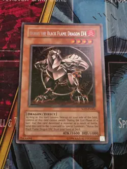 Horus The Black Flame Dragon LV4 SOD-EN006 Soul of the Duelist Unlimited - Image 1