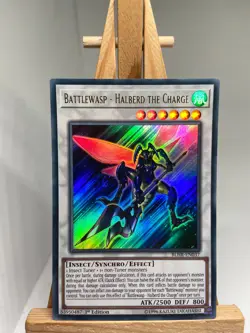 Battlewasp - Halberd The Charge - Ultra Rare 1st Edition BLHR-EN037 NM YuGiOh - Image 1