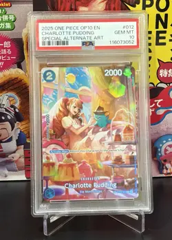 One Piece Charlotte Pudding (SP) ST12-012 Royal Blood English PSA 10 - Image 1