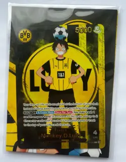 BVB x One Piece Monkey D Luffy Promo Card ST13-003 SEALED - Image 1
