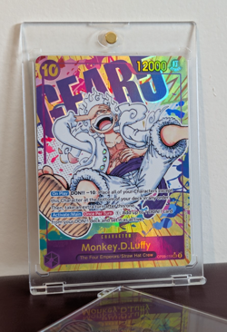 Monkey.D.Luffy Gear 5 OP05-119 SEC Secret Rare Alt Art ENGLISH - Image 1