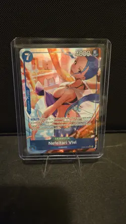 One Piece EB04-025 Nefeltari Vivi Alt Art OP14 The Azure Sea's Seven NM ENGLISH - Image 1