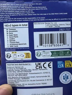 One Piece OP14 The Azure Sea’s Seven Sleeved Booster Pack Lot Of 21 - In Hand - Image 2
