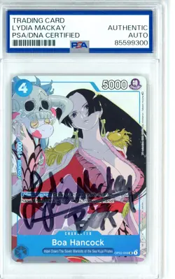 PSA Signed One Piece CCG Lydia Mackay 'Boa Hancock' (Gift Collection 2023) - Image 1