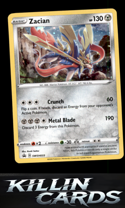 Zacian - SWSH033 SWSH033 Pokemon Promo SWSH: Sword & Shield Promo Cards Card NM - Image 1