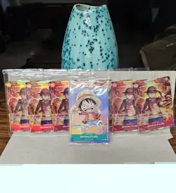 One Piece TCG Monkey.D.Luffy Card Lot (Treasure Booster + Anime Expo 2023) - Image 1