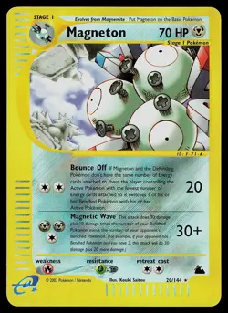 Pokemon Card - Magneton Skyridge 20/144 Rare Reverse Holo - Image 1