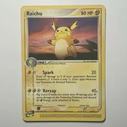 Pokemon TCG Raichu Ex Team Magma vs Team Aqua 13/95 Non Holo Rare NM Card - Image 1