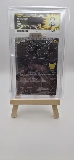 Pokemon Zekrom 114/115 Celebrations Full Art ACE 9 Graded Card - Image 1