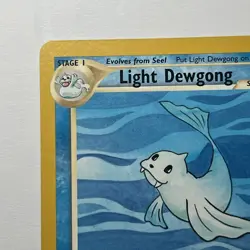 Pokemon TCG Light Dewgong 45/105 Neo Destiny First Edition LP Pokemon Card - Image 2