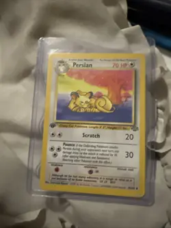 1st Ed Persian Non-Holo WOTC Pokemon Card 42/64 Jungle Set NM/MT - Image 1