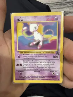 Mew #8 Black Star Promo - Vintage Pokemon Card - LP+ Condition - 1999 WOTC - Image 1