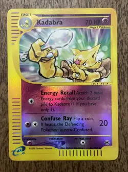 Kadabra - 84/165 - Pokemon Expedition Reverse Holo Rare Card Near Mint - Image 1