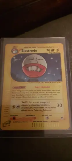 Electrode H7/H32 Aquapolis Holo Rare 2002 WOTC Vintage E-Reader Pokemon Card LP - Image 2
