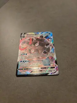 Pokemon TCG Blastoise VMAX Holo Promo Card SWSH103 Blackstar NM - Image 3