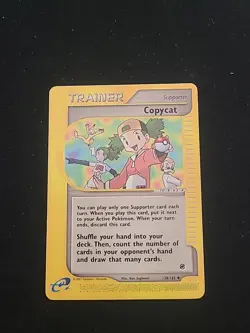 Pokemon Expedition Trainer 138/165 Copycat Card - Image 1