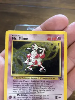 Mr. Mime 06/64 Jungle Holo Vintage Old School Foil Pokemon TCG Card ￼ - Image 2