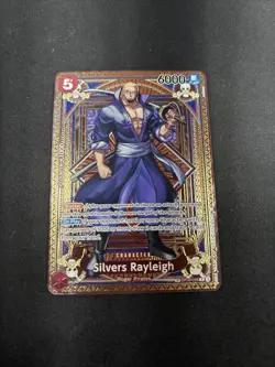 Silvers Rayleigh OP09-005 SP Alternate Art One Piece Card English NM - Image 1