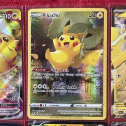 Pokemon Pikachu Card Lot Of 10 Cards In Excellent Condition - Image 3
