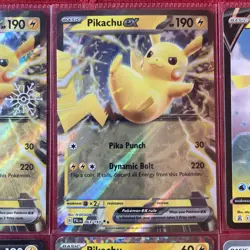 Pokemon Pikachu Card Lot Of 10 Cards In Excellent Condition - Image 5