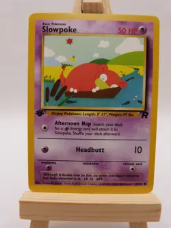 Pokemon 1st Edition Card - Slowpoke 67/82 (Team Rockets Set) - Image 1