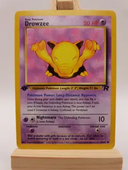 Pokemon 1st Edition Card - Drowzee 54/82 (Team Rockets Set) - Image 1