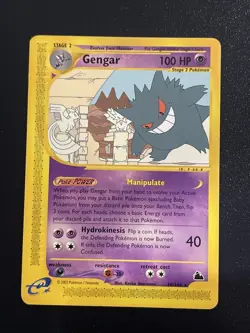 Pokemon Gengar TCG Skyridge 10/144 Non-Holo Card LP Condition - Image 3
