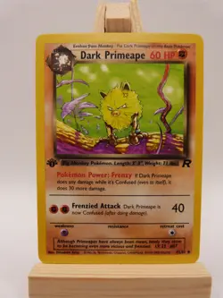 Pokemon 1st Edition Card - Dark Primeape 43/82 (Team Rockets Set) - Image 1