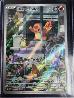Pokemon Charmander 044 Scarlet & Violet Promo Holo Basic 60 HP TCG Card - Image 1