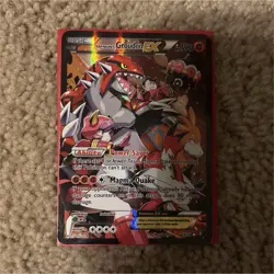 Team Magma's Groudon EX Full Art Holo Rare Pokemon TCG Double Crisis Card 15/34 - Image 1