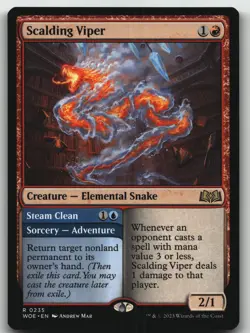 Scalding Viper R Wilds of Eldraine 235 LP - Image 1