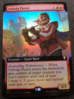 Firbolg Flutist - Foil - Extended Art - CLB - MTG - NM - EN - 582 - Image 1