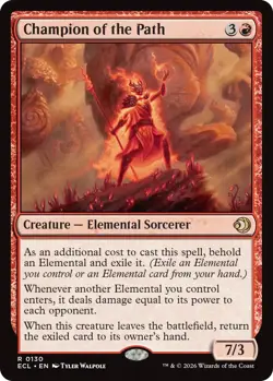 Champion of the Path - Lorwyn Eclipsed - MtG- NM - Image 1