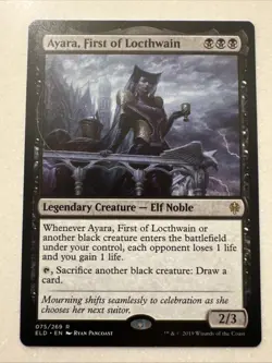 Ayara, First Of Locthwain #075/269 MTG Throne of Eldraine - Regular - ENGLISH NM - Image 1