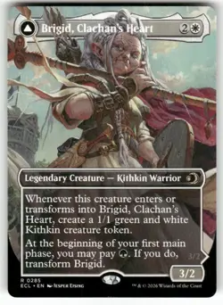 Brigid, Clachan's Heart Borderless 285 NM MTG Lorwyn Eclipsed Magic - Image 1