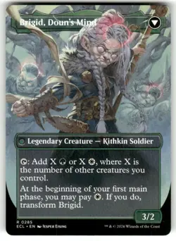 Brigid, Clachan's Heart Borderless 285 NM MTG Lorwyn Eclipsed Magic - Image 2