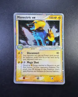 2005 POKEMON EX DEOXYS 101/107 MANECTRIC EX HOLO - Image 1