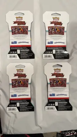4 PACKS Pokemon TCG Destined Rivals Sleeved Booster Pack Scarlet & Violet SEALED - Image 3