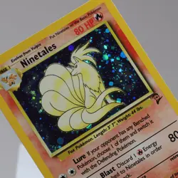 Pokemon TCG - Ninetales 13/130 Base Set 2 Holo Rare WOTC 1999 - EXC/NM - Image 1