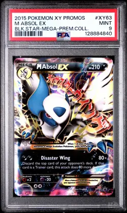 2015 POKEMON XY BLACK STAR PROMO M ABSOL EX #XY63 PSA 9 MINT #128884840 - Image 1