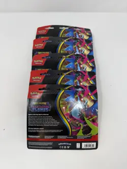 Pokemon Phantasmal Flames Weavile Three Pack Blister Brand New Sealed Lot of 5 - Image 2
